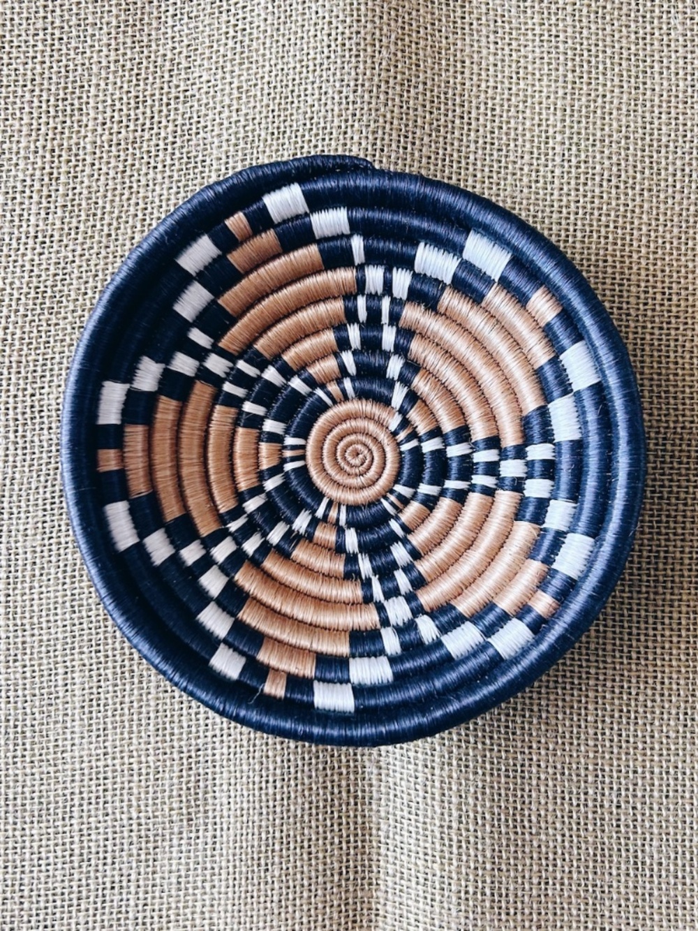Azizi Life Fair Trade Tea Blossom Woven Bowl
